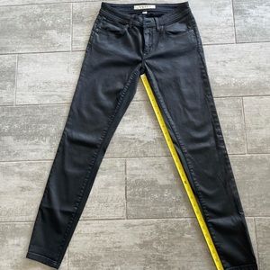 Burberry Brit coated leather jeans